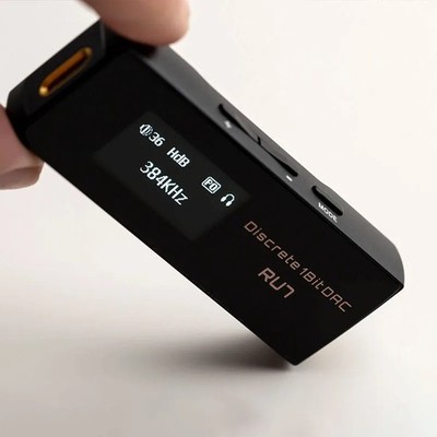 USB DAC Dongle with Discrete 1-Bit DAC and Balanced Output   Compact Aluminum