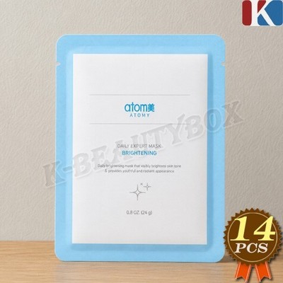 ATOMY Daily Expert Brightening Mask 24g x 14pcs + FREE GIFT Korean Cosmetics