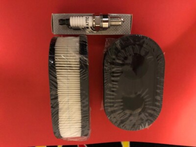 2 Air Filters and A7TC Spark Plug Kit 500e 550e 550ex 625ex 675exi 725exi 593260