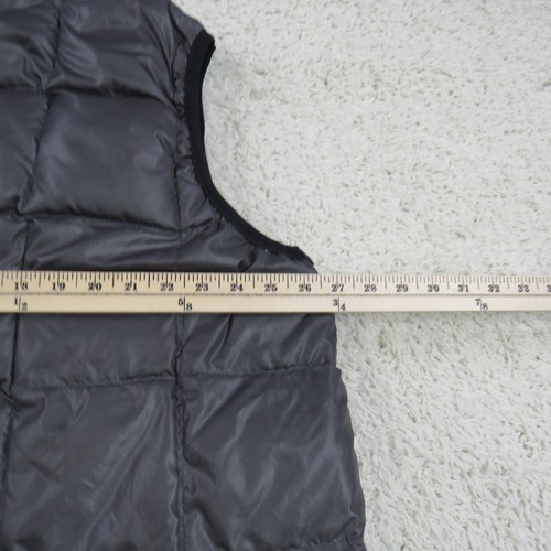 Montana Down Vest Mens XL Gray Puffer Feather Full Zip Up Outdoors Hike Hiking - Picture 9 of 14