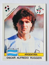 Panini FIFA World Cup Italia '90 Sticker No.120 Oscar Alfredo Ruggeri
