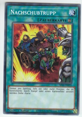 Yu-GI-OH Nachschubtrupp Common SR10-DE033 NEU!