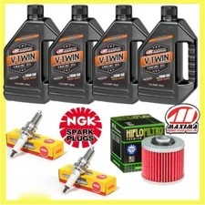 Yamaha V Star 1100 Oil Change 4 QUARTS Tune Up Kit NGK Spark Plugs  XVS1100 XVS