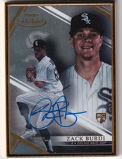 2021 Topps Gold Label Gold Frame Auto FA-ZBU Zack Burdi