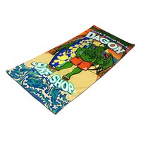 Cthulhu Dagon Surf Shop Beach Towel 30x70 Sale Cthulhu Dagon Surf Shop Beach Towel 30x70 Sale