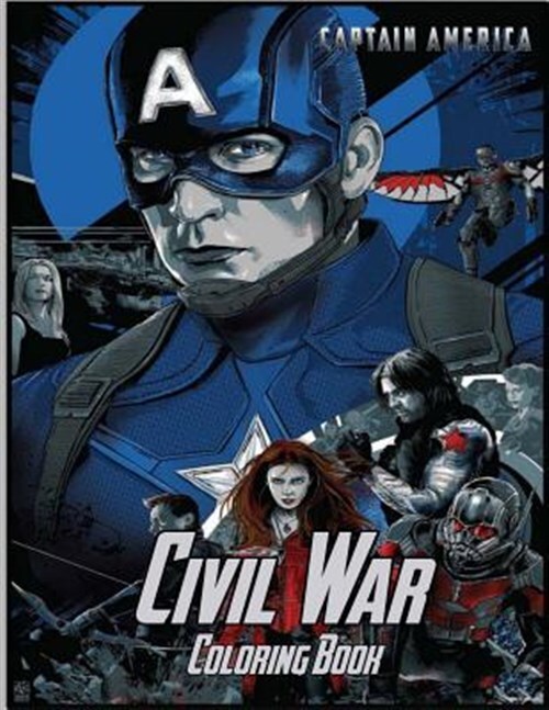 Avengers Civil War Coloring Pages 32 Captain America Coloring Pages