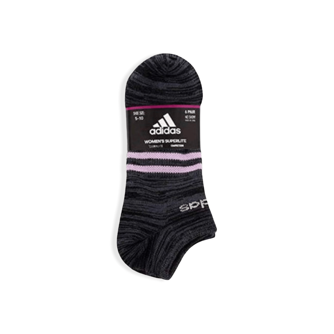 Adidas Women's Superlite No Show Socks Pack, Shoe Size 5-10