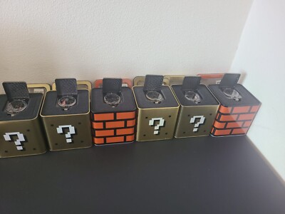 Taschenuhr Pocket clock watch Nintendo Super Mario Bros Nes 80er Jahre