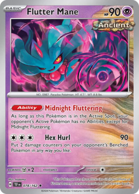 Pokemon - Flutter Mane - 078/162 - Holo - ENG