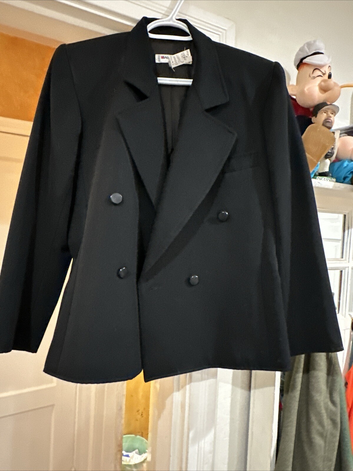 Blazer nero Y”Saint Laurent Made in Italy donna taglia 40