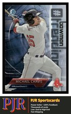 2018 Bowman ##-MC Michael Chavis Boston Red Sox Chrome Bowman Hashtag Trending