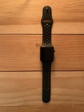 Apple Watch Nike Series 3 38mm Space Gray Aluminum Case with Black