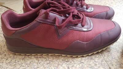 Baskets Diesel Homme Taille 43 - Couleur Bordeaux, Occasion, En Bon état