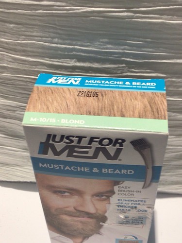 Just For Men Easy Brush In Mustache & Beard Color, Blond M-10/15 - Picture 6 of 6