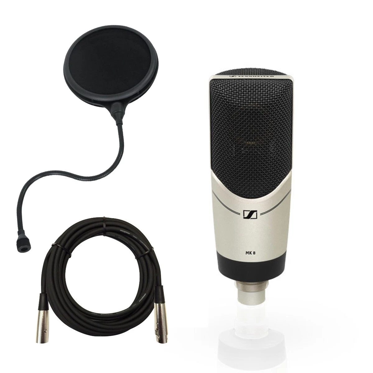 Sennheiser MK 8 Dual Diaphragm Condenser Microphone BONUS PAK eBay