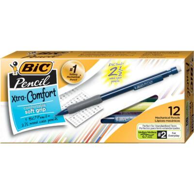 BIC Xtra Comfort Mechanical Pencil 7mm Assorted Dozen