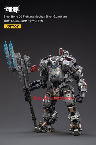 JOYTOY Steel Bone 09 Fighting Mecha (Silver Guardian) 8.5 inch Collectible Toys - Picture 13 of 13