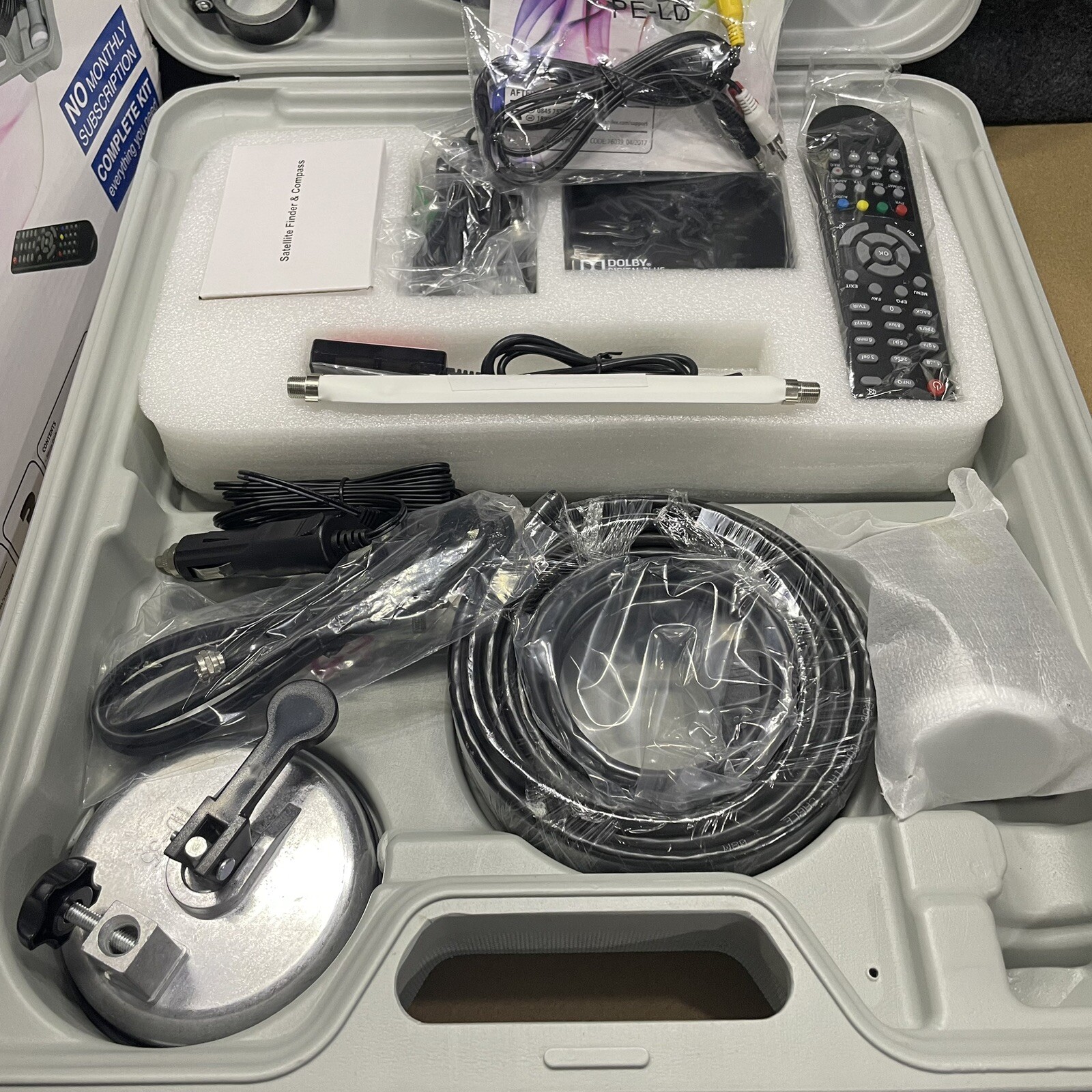 Philex Vision HD Portable Satellite System In Carry Case For Boat