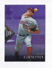 2014 Bowman Platinum Chrome Prospects Purple Refractors Lucas Giolito Nationals