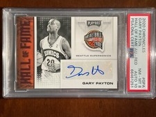 2020 Chronicles — Gary Payton — 2013 Hall of Fame Auto — PSA 8, AUTO 10 — pop 1