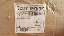 100ct Cooper B-Line Tolco FG 22L2 1" One Hole CPVC Hanger