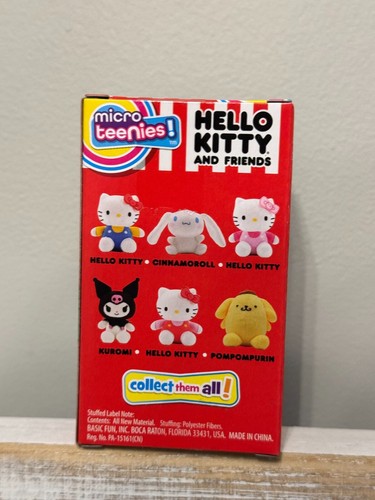 Micro Teenies Hello Kitty and Friends 3" Plush Toy Pink Hello Kitty New in Box - Picture 3 of 3