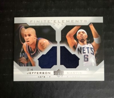 2003/04 Upper Deck # FE7 Richard Jefferson/Kenyon Martin Finite Elements Patch