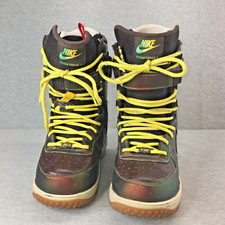 Nike Zoom Force 1 ZF1 x BOA Snowboard Boots Maroon Teal Womens 7.5