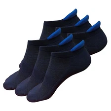 6 Pairs Mens Low Cut Ankle Cotton Cushion Athletic Socks for Running Sports 