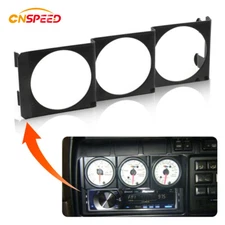 2'' 52mm Single Din 3 Triple Gauge Holder Pod Panel Standard Stereo Radio Slot