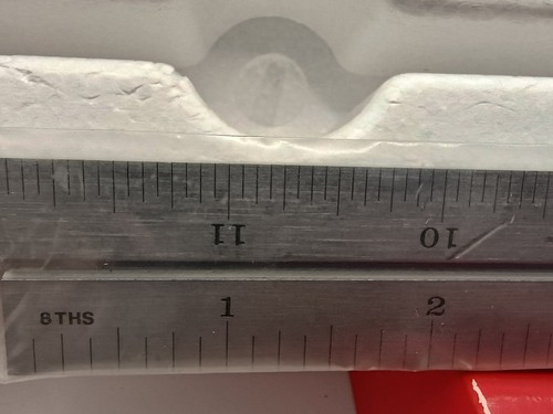 SPI 4 pezzi, pettine temprato 12". Set quadrato 1/8, 1/16, 1/32 1/64" (inglese/metrico) - Foto 9 di 13