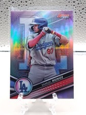Samuel Munoz 2022 Bowman's Best Refractor Los Angeles Dodgers Prospect #TP-24