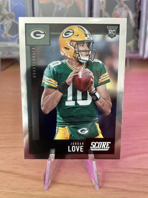 2020 Panini Chronicles Score Jordan Love Rookie Card RC #444 Green Bay Packers