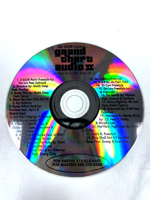 Dj Clue The Desert Storm Mixtape Vol 3 Grand Theft Audio 2 Promo Mixtape Mix CD