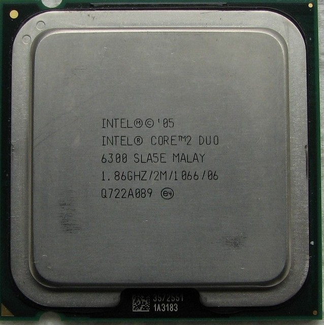 Intel Sla5e Core 2 Duo E6300 1 86ghz Procesor Cpu For Sale Online Ebay