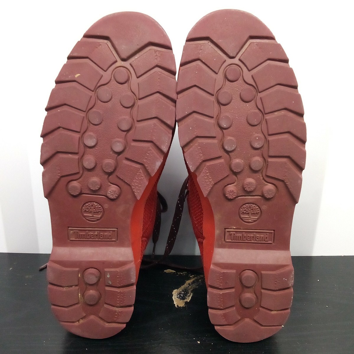 Timberland Euro Hiker Red Cordura Fabric‎ Lace Up Boots Men\'s Size 8 Red Timberland Euro Hiker Boots for Men for sale - eBay main image 4