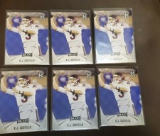 KJ Costello (6) lot 2021 Leaf Draft #12 Rookie card Mississippi State Bulldogs