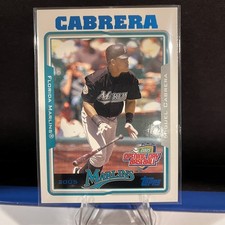 ⚾️ 1st Full Year- Miguel Cabrera 2005 Topps Opening Day #55 - Florida Marlins
