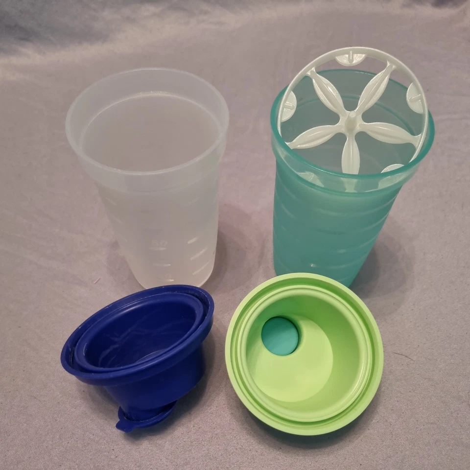 TUPPERWARE MIX FIX SHAKER SCHÜTTELBECHER MIXER MINI MESSBECHER BACKEN 250 ML - Bild 3 von 3