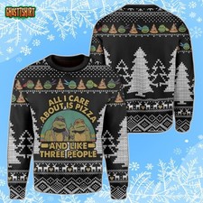 Teenage Mutant Ninja Turtles Pizza Ugly Christmas Sweater