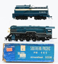 HO Brass Balboa SP Southern Pacific P-10, 4-6-2 Streamlined Non-Runner AS-IS