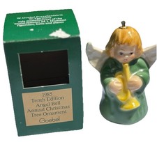 VTG GOEBEL 1985 Tenth Edition Angel Bell Annual Christmas Ornament W. Germany