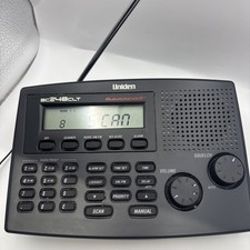 Uniden Bearcat BC248CLT - 50 Channel Scanner, Weather Alarm Clock. W/Antenna