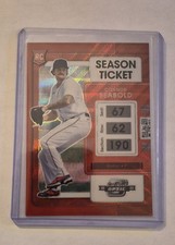 2022 Panini Chronicles - Contenders Optic Connor Seabold #10 Ruby Wave Prizm...
