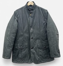 Barbour Winter Lutz Wax Jacket Mens Green Ins...