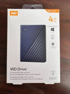 Western Digital 4TB USB A EXTERNAL BACK UP - WDBCTC0040BBL