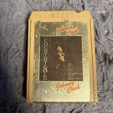 Johnny Cash: Country Gold - 8 Track Tape -Gold Reflective cover