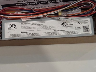 IOTA I-32 TBTS Series D Fluorescent Emergency Ballast   120/277V, 90-Min Operati