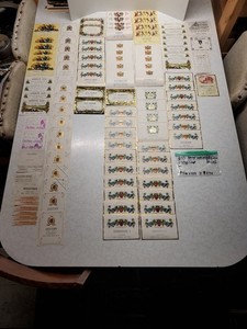 104 Vintage circa 1980's West Coast USA California Washington Wine Bottle Labels