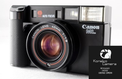 【Tested Working】 Canon AF35ML Point & Shoot 35mm Film Camera From JAPAN C-715